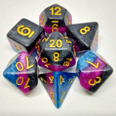 Stinger 7-piece Polyhedral Dice Set