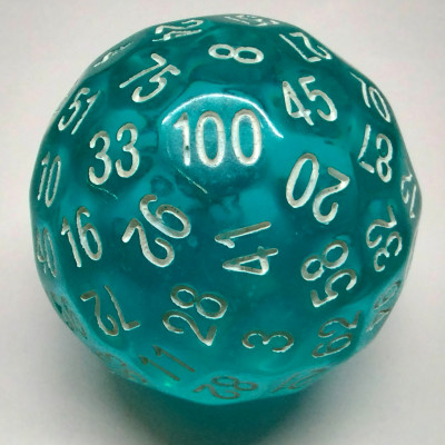 D100 - Teal transparent