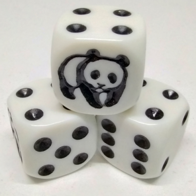 Panda dice 16mm