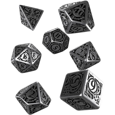 Metal Steampunk Dice Set