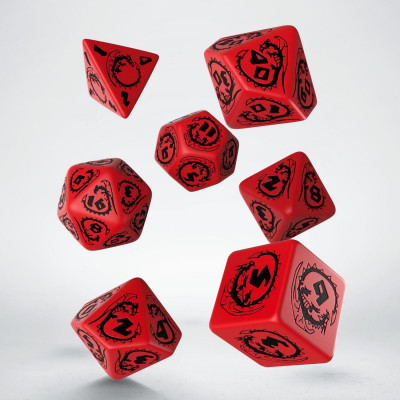 Dragon Red & black Dice