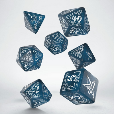 Call of Cthulhu Abyssal & white Dice Set