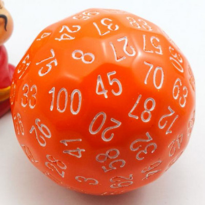 d100 - Orange opaque