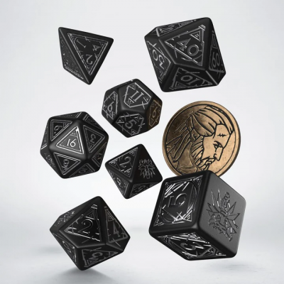 Witcher Dice Set. Geralt - The Silver Sword