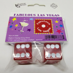 Set of 2 "Fabulous Las Vegas" Dice