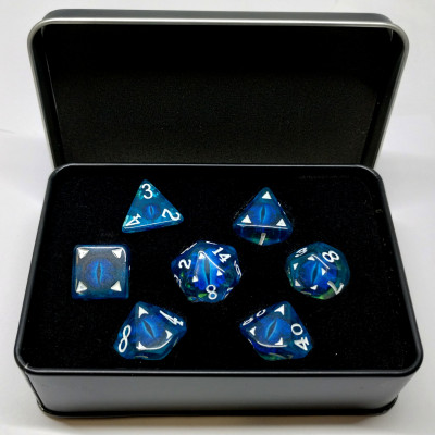 Dragon Eye kit in metal box - blue