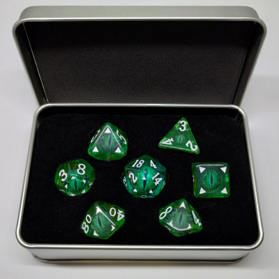 Dragon Eye kit in metal box - green