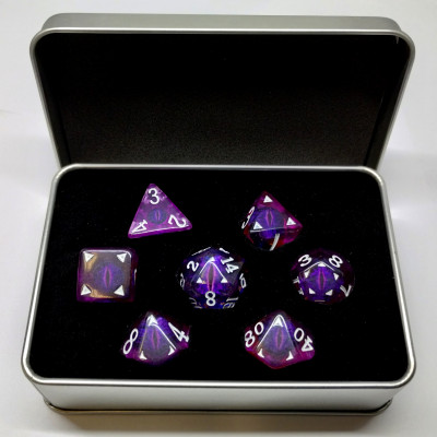 Dragon Eye kit in metal box - purple