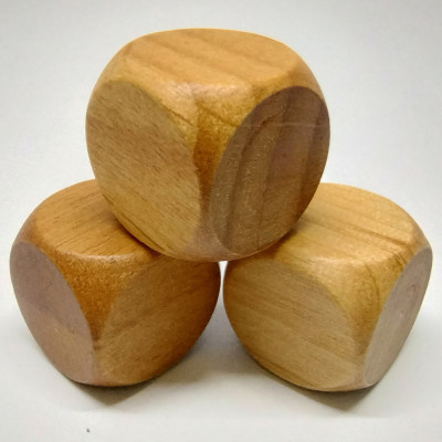 Blank 16mm wooden d6