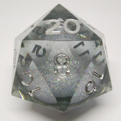 Jumbo 55mm Liquid Core d20 - Black