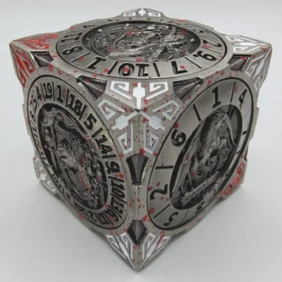 Cube of Chaos - Bloodied silver in black box