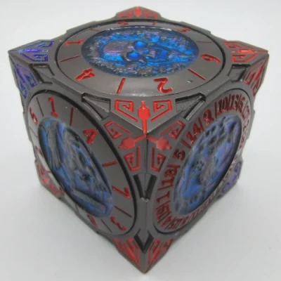 Cube of Chaos - Black with Red & Blue in a Black Box