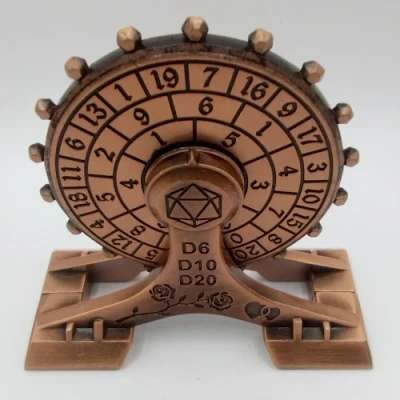 Single-handed Spinner: ancient copper in a black box