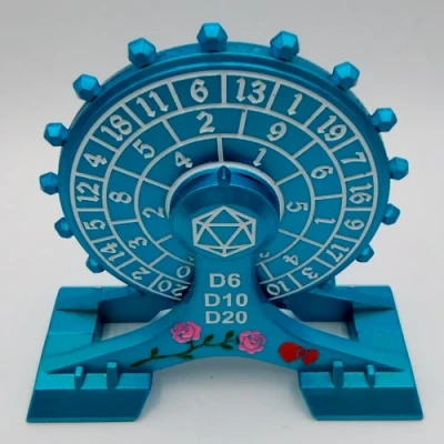Single-handed Spinner: blue in a black box
