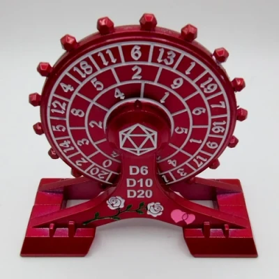 Single-handed Spinner: pink in a black box