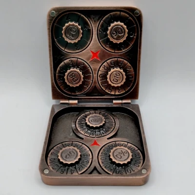 Liber Chaos: copper in a leather pouch