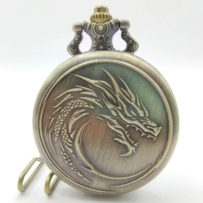 Metal pocket dice case with polyhedral mini-kit: majestic portrait in a black suedecloth pouch