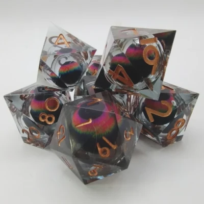 Demon Eye - hypnotic smoke with copper numbers in a bottle with screw-cap