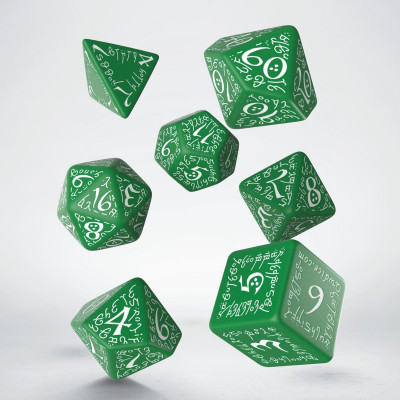 Elvish Green & Glow-in-the-dark Dice