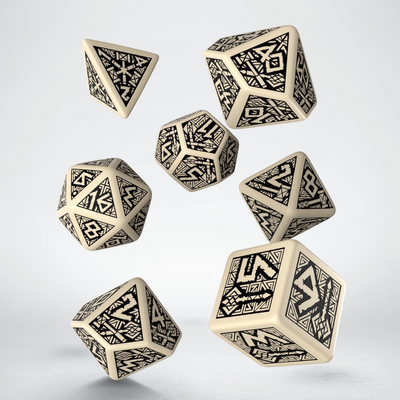 Dwarven Beige & Black Dice